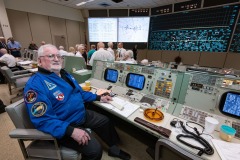 Apollo 50th Anniversary - Apollo 11 Flight Controllers Reunion in MOCR.  Photo Date: July 20, 2019.  Location: Building 30 - Apollo MOCR.  Photographers: Robert Markowitz & Bill Stafford.