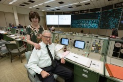 Apollo 50th Anniversary - Apollo 11 Flight Controllers Reunion in MOCR.  Photo Date: July 20, 2019.  Location: Building 30 - Apollo MOCR.  Photographers: Robert Markowitz & Bill Stafford.